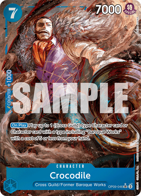 Crocodile (Character) (OP09-046) (SR) (Alternate Art)
