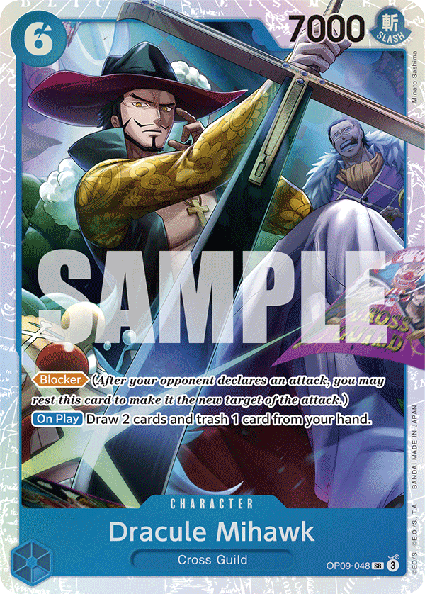 Dracule Mihawk (Character) (OP09-048) (SR)