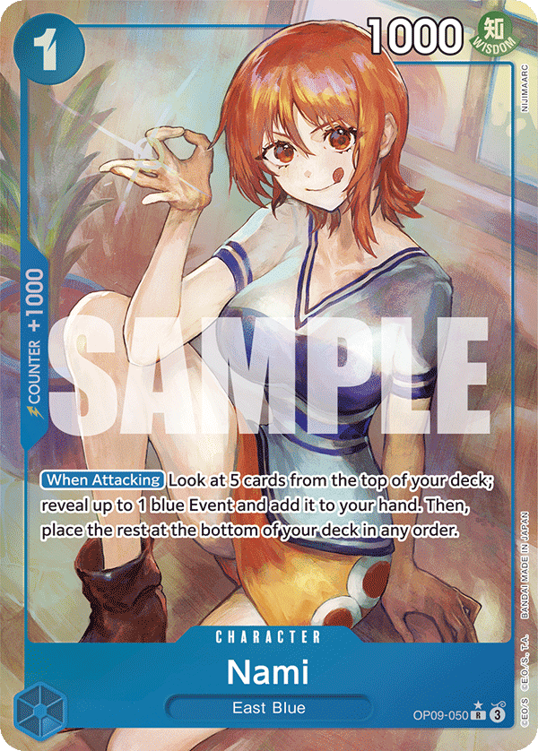 Nami (Character) (OP09-050) (Alternate Art)