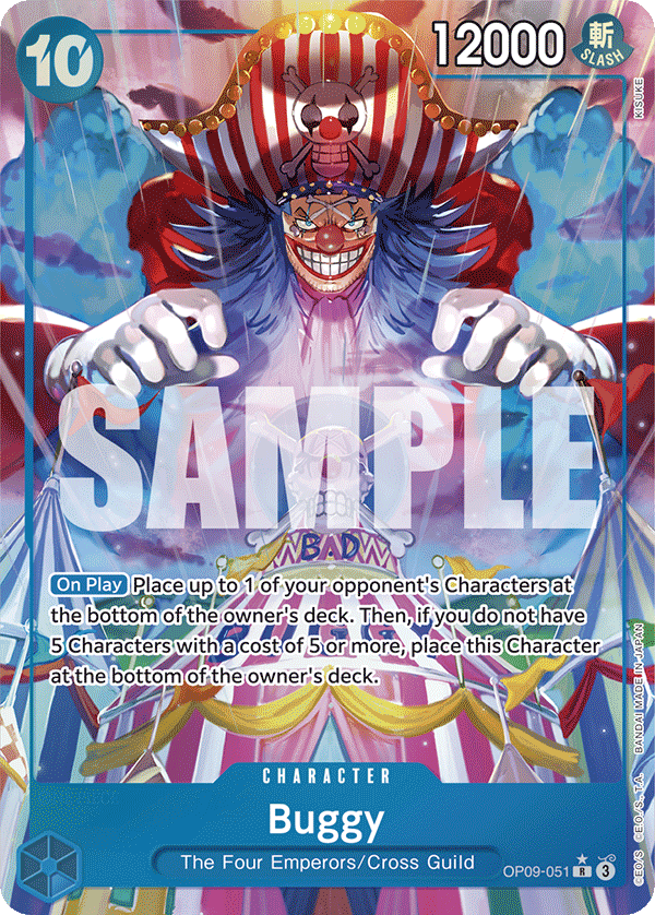 Buggy (Character) (OP09-051) (Alternate Art)