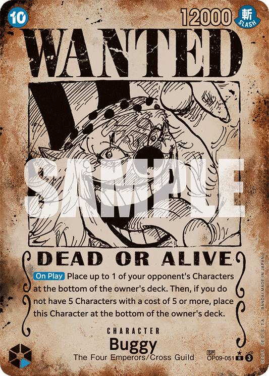 Buggy (Character) (OP09-051) (SP)