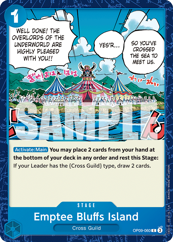 Emptee Bluffs Island (Stage) (OP09-060) (C)