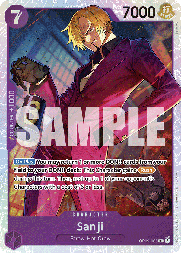 Sanji (Character) (OP09-065) (SR)