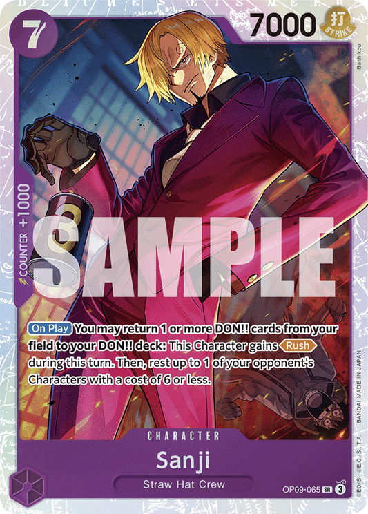 Sanji (Character) (OP09-065) (SR)