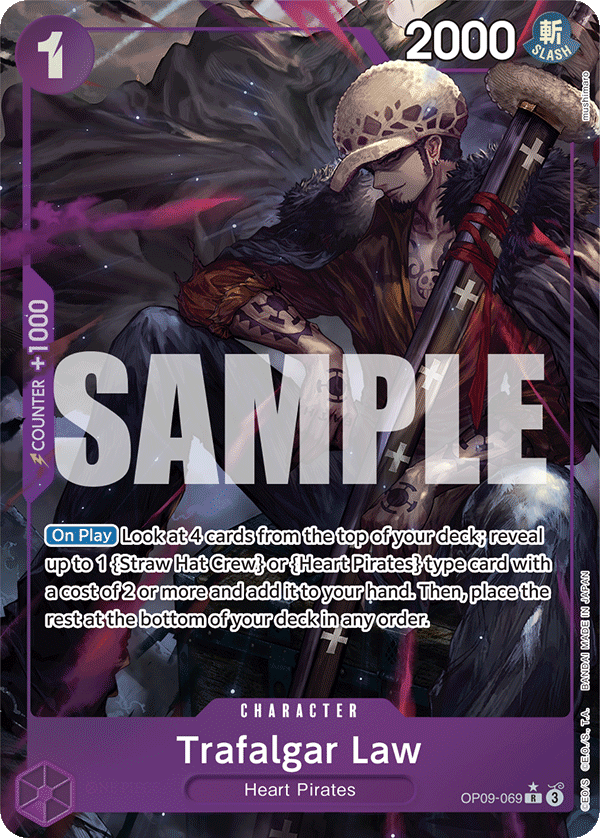 Trafalgar Law (Character) (OP09-069) (Alternate Art)