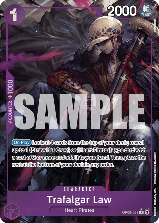 Trafalgar Law (Character) (OP09-069) (Alternate Art)