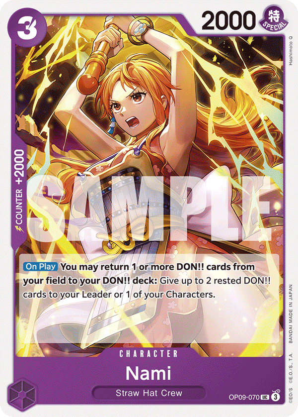 Nami (Character) (OP09-070) (UC)