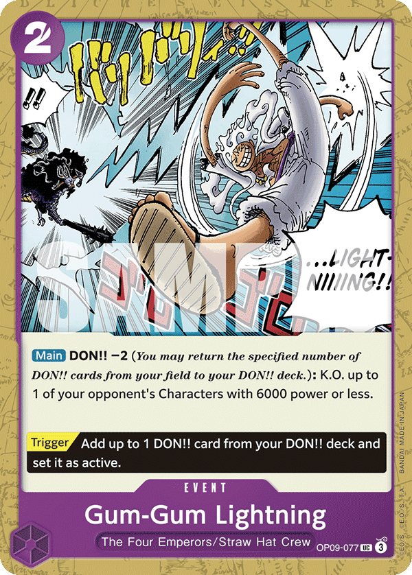 Gum-Gum Lightning (Event) (OP09-077) (UC)