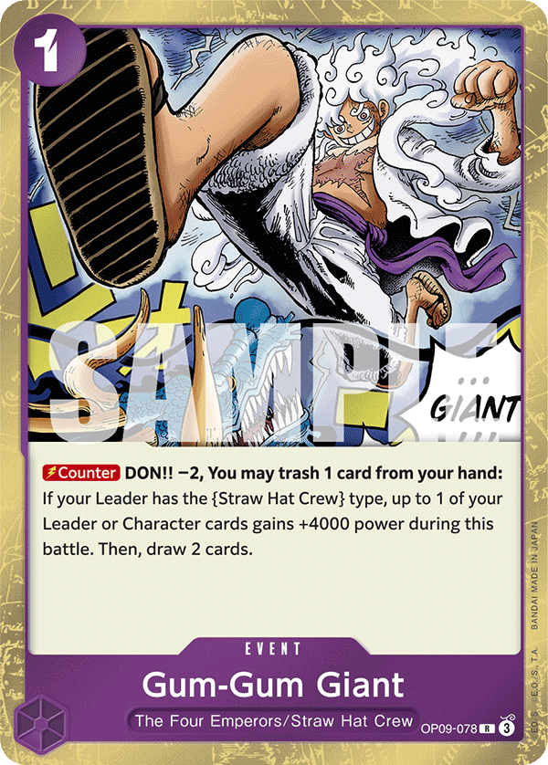Gum-Gum Giant (Event) (OP09-078) (R)