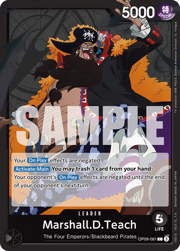 Marshall D Teach (Leader) (OP09-081) (L)