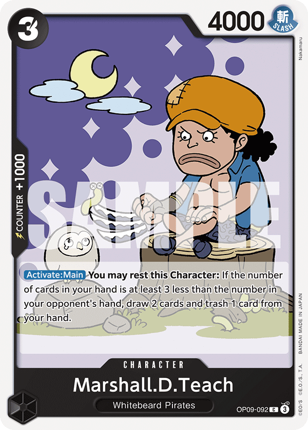 Marshall D Teach (Character) (OP09-092) (C)