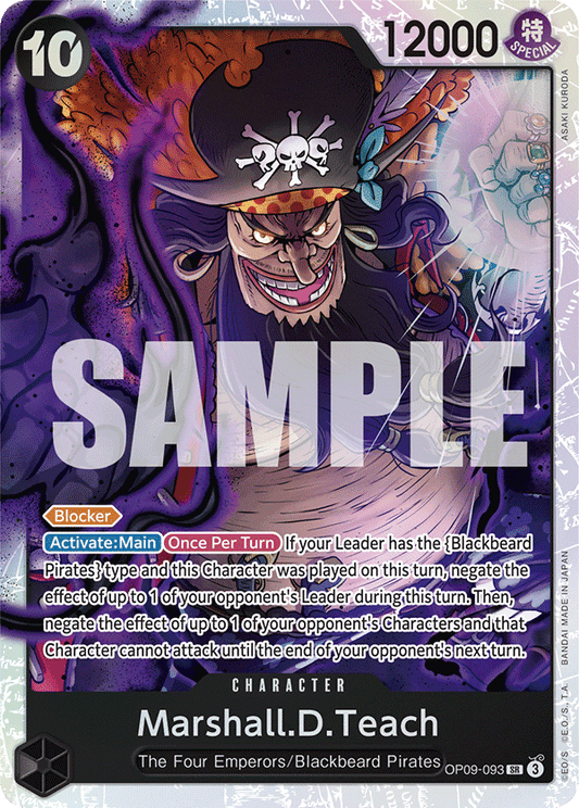 Marshall D Teach (Character) (OP09-093) (SR)
