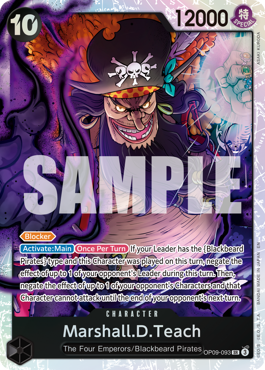 Marshall D Teach (PRB02) (OP09-093) (SR)