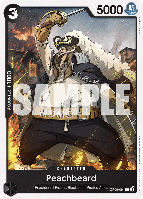 Peachbeard (Character) (OP09-094) (C)