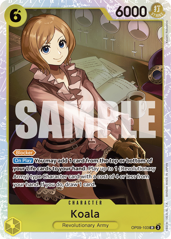 Koala (Character) (OP09-103) (SR)