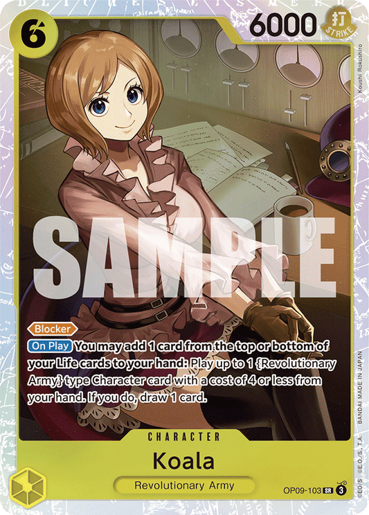 Koala (Character) (OP09-103) (SR)