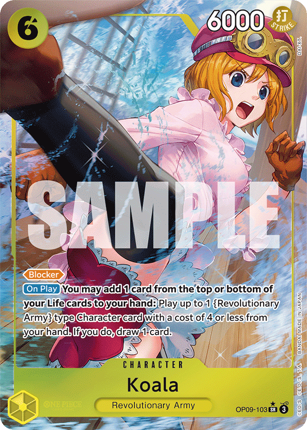 Koala (Character) (OP09-103) (SR) (Alternate Art)
