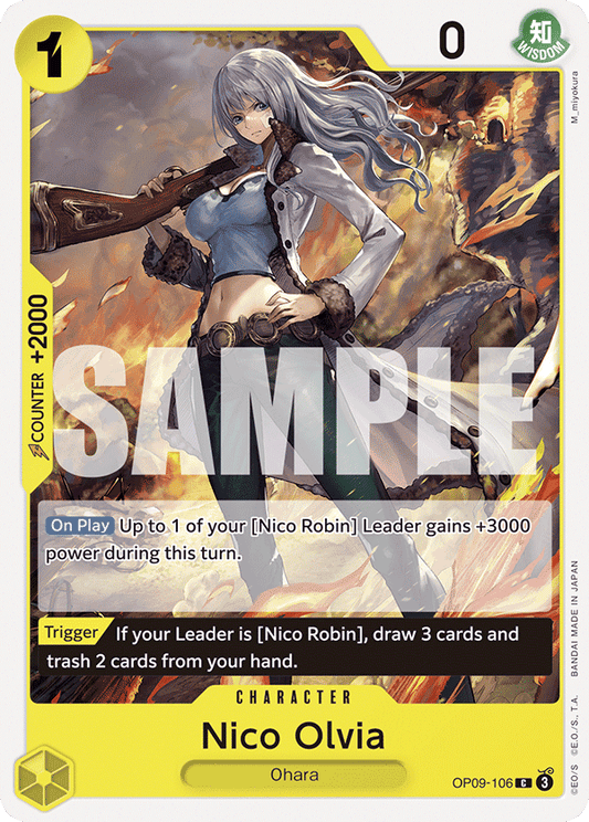 Nico Olvia (Character) (OP09-106) (C)