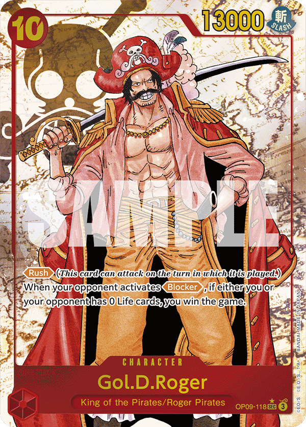 Gol D Roger (Character) (OP09-118) (SEC) (Alternate Art)