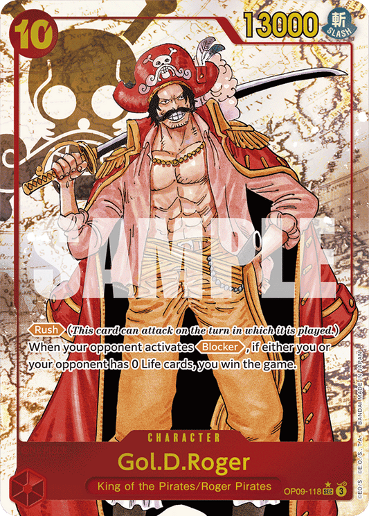 Gol D Roger (Character) (OP09-118) (SEC) (Alternate Art)