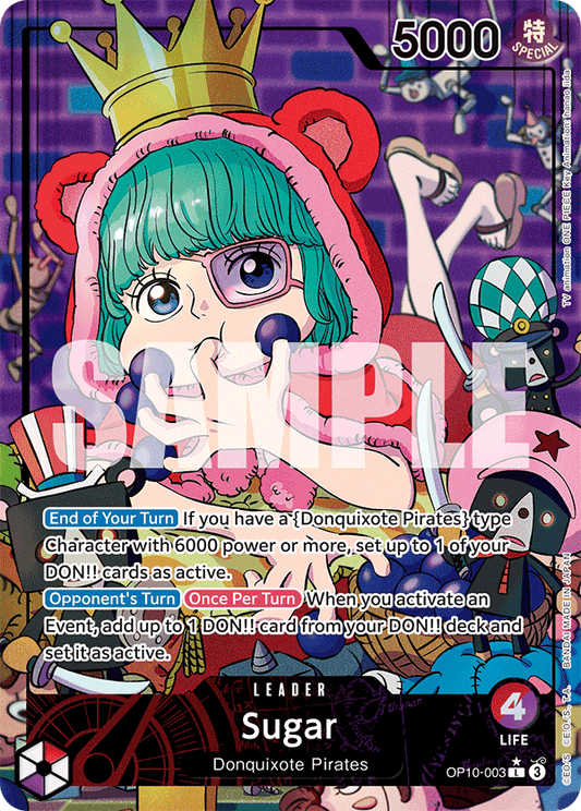 Sugar (Leader) (OP10-003) (Alternate Art)