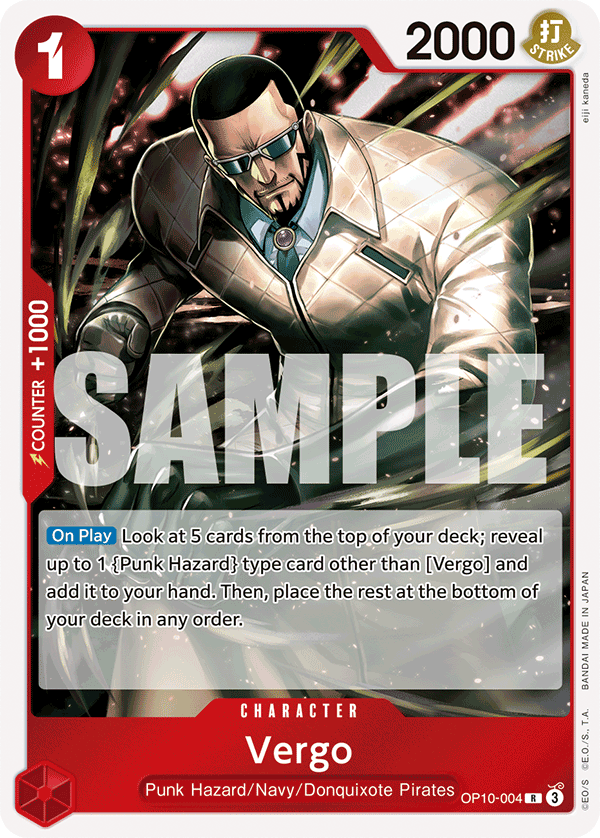 Vergo (Character) (OP10-004) (R)