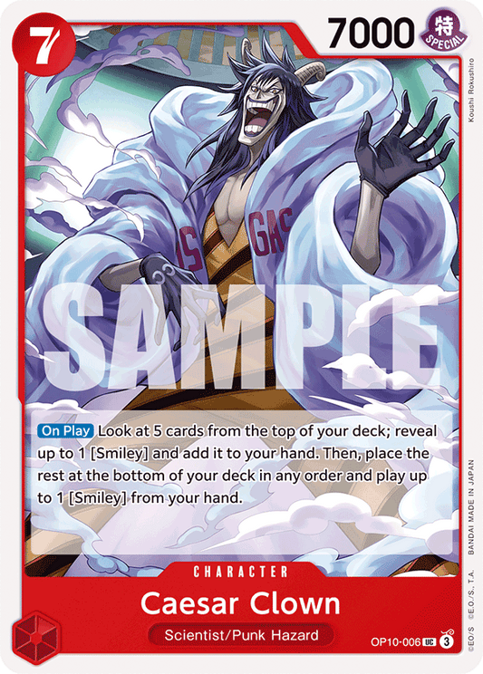 Caesar Clown (Character) (OP10-006) (UC)