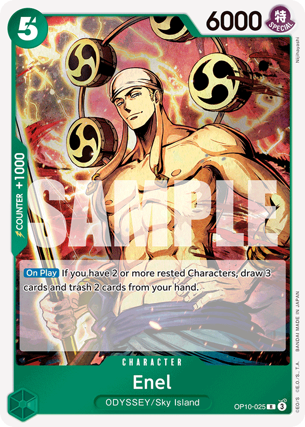 Enel (Character) (OP10-025) (R)