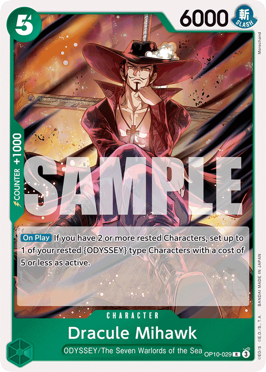 Dracule Mihawk (Character) (OP10-029) (R)