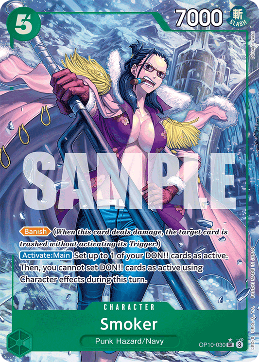 Smoker (Character) (OP10-030) (SR) (Alternate Art)