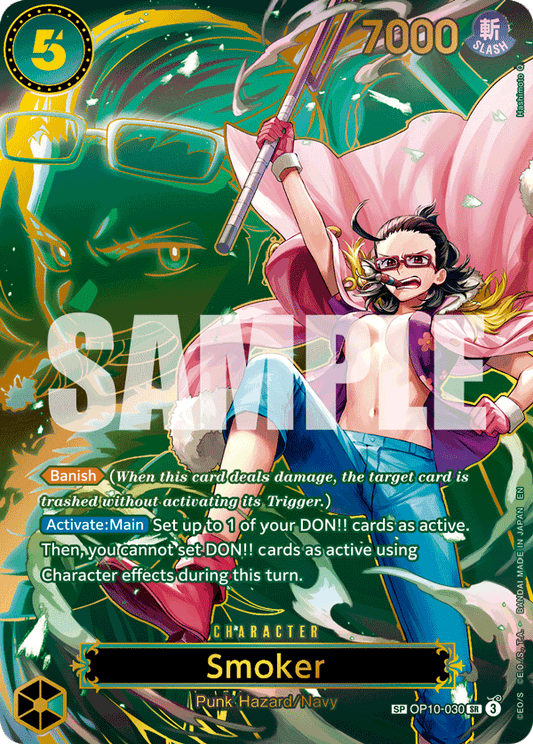 Smoker (Character) (OP10-030) (OP13) (SP)