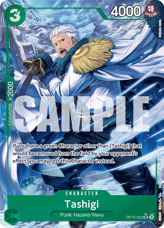 Tashigi (Character) (OP10-032) (SR) (Alternate Art)