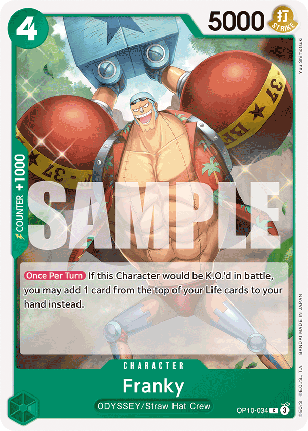 Franky (Character) (OP10-034) (C)