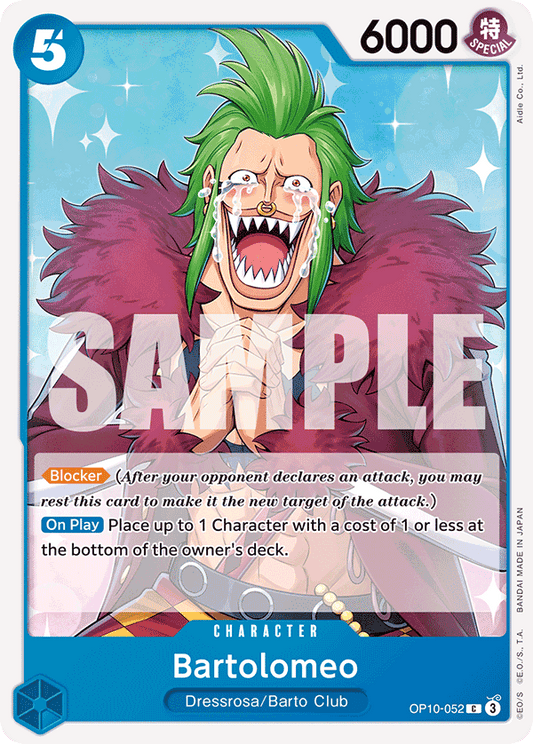 Bartolomeo (Character) (OP10-052) (C)