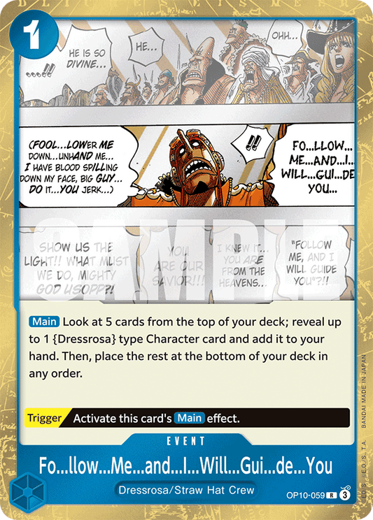 Follow Me and I Will Guide You (Event) (OP10-059) (R)