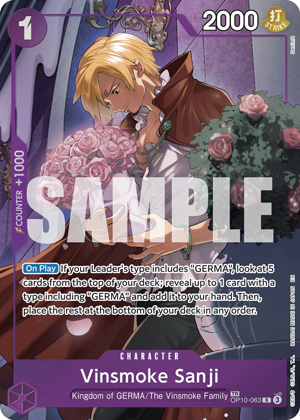 Vinsmoke Sanji (Character) (OP10-063) (OP12 Alternate Art)