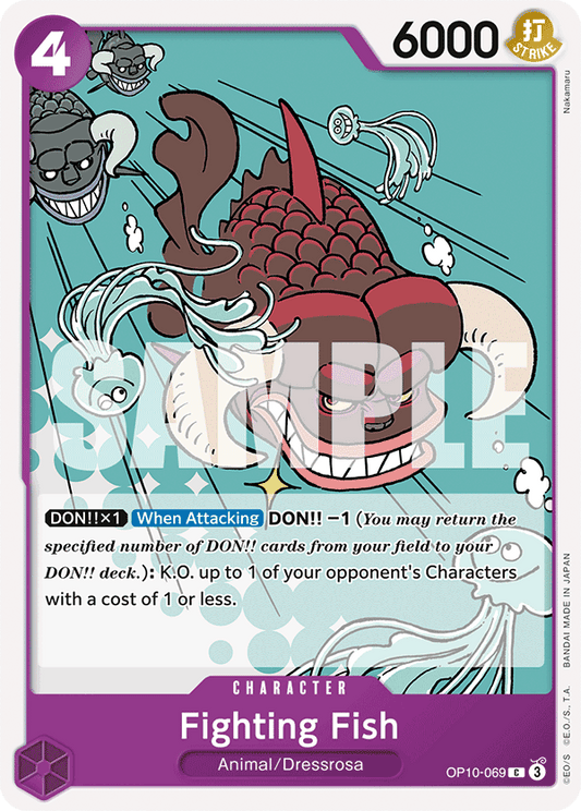 Fighting Fish (Character) (OP10-069) (C)