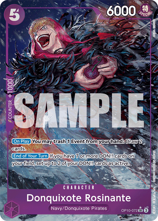 Donquixote Rosinante (Character) (OP10-072) (SR) (Alternate Art)