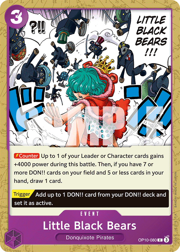 Little Black Bears (Event) (OP10-080) (C)