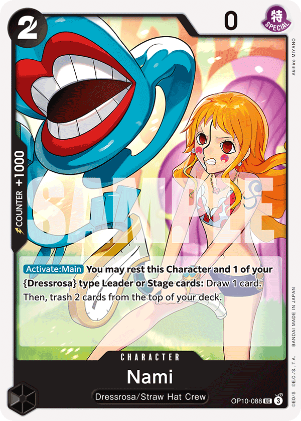 Nami (Character) (OP10-088) (UC)