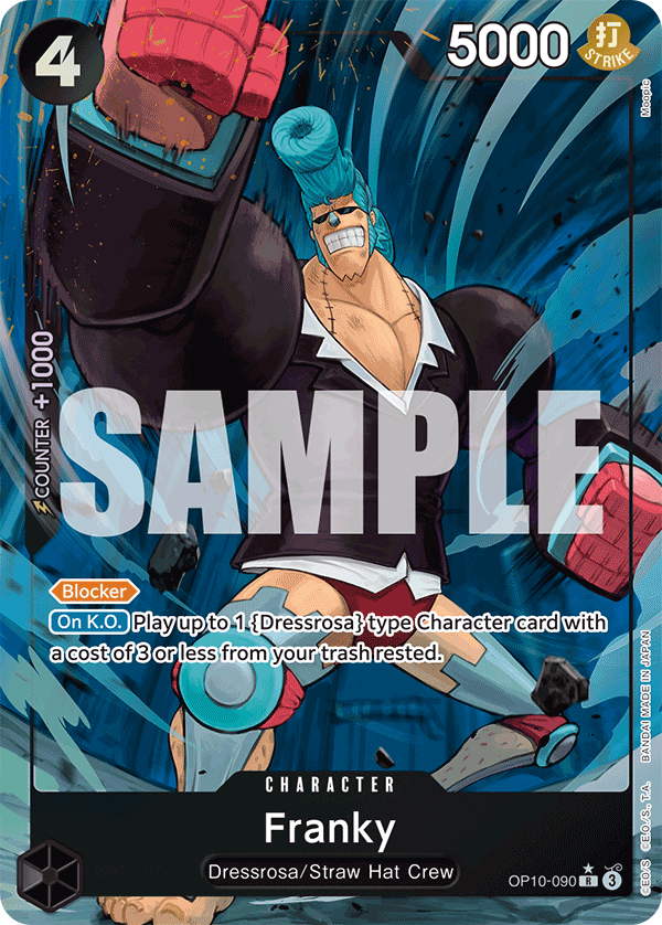Franky (Character) (OP10-090) (R) (Alternate Art)