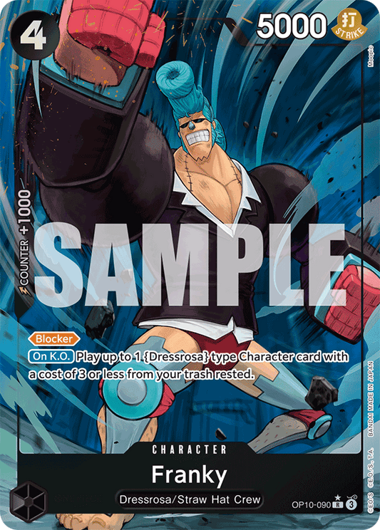 Franky (Character) (OP10-090) (R) (Alternate Art)