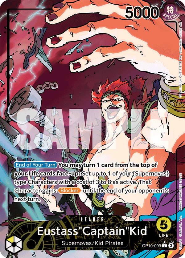 Eustass Captain Kid (Leader) (OP10-099) (Alternate Art)