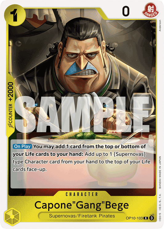 Capone “Gang” Bege (Character) (OP10-103) (R)