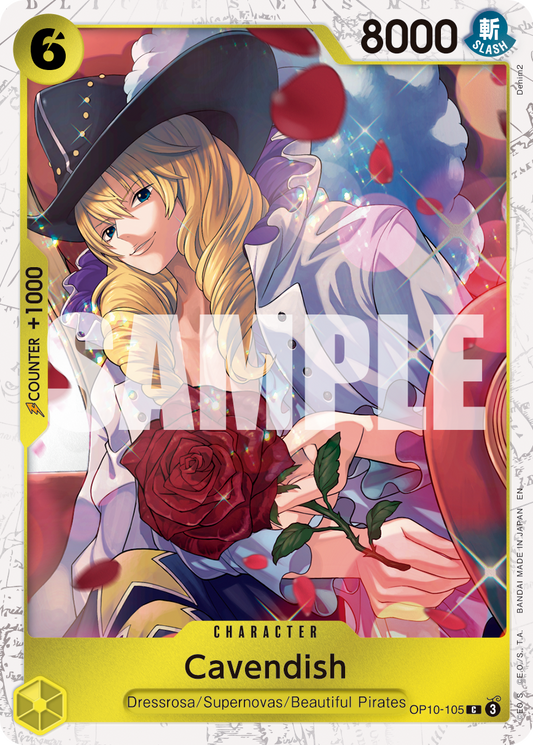 Cavendish (Character) (OP10-105) (C) (FOIL) (PRB02)