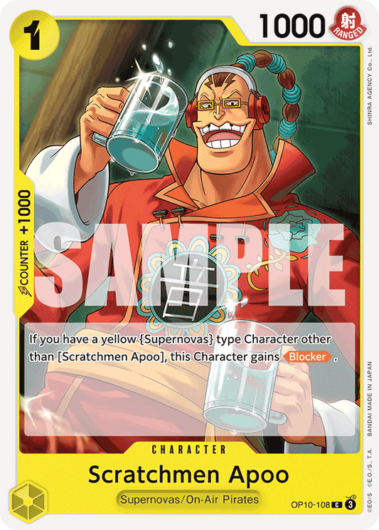 Scratchmen Apoo (Character) (OP10-108) (C)