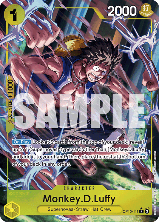 Monkey D Luffy (Character) (OP10-111) (R) (Alternate Art)