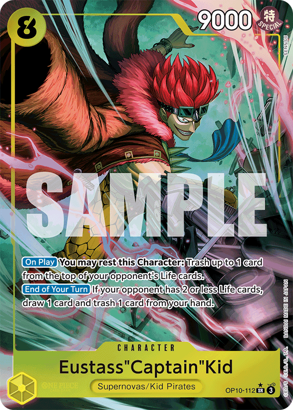 Eustass Captain Kid (Character) (OP10-112) (SR) (Alternate Art)