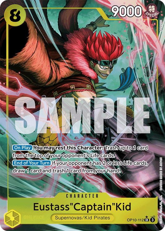 Eustass Captain Kid (Character) (OP10-112) (SR) (Alternate Art)