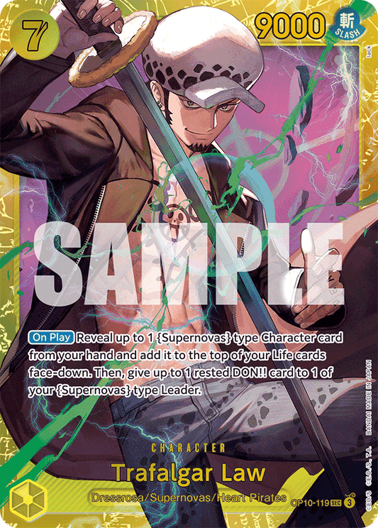 Trafalgar Law (Character) (OP10-119) (SEC)